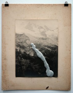 „Gletscher“, Fotografie, Zinn, 2008, 28cm x 35cm