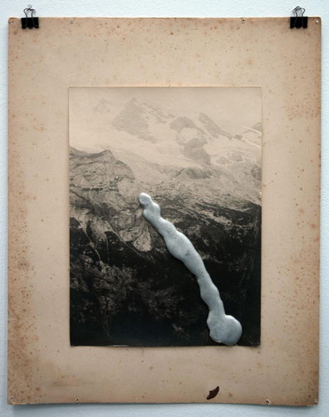 „Gletscher“, Fotografie, Zinn, 2008, 28cm x 35cm