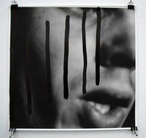 Streifen, 2009, Brom- Silbergelatineabzug, 25cm x 26cm