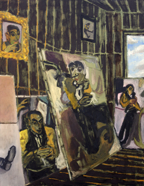 Lenz Geerk, Flechtheim, 2014, Öl auf Leinwand, 70cm x 90cm