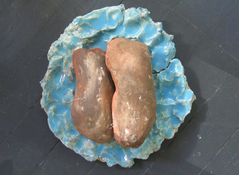 Herz, 2013, Keramik, glasiert, 21 cm x 23 cm x 15 cm