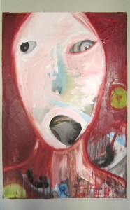 Rufer, 2015, Öl, Acryl, Leinwand auf Holz, 118 cm x 170 cm