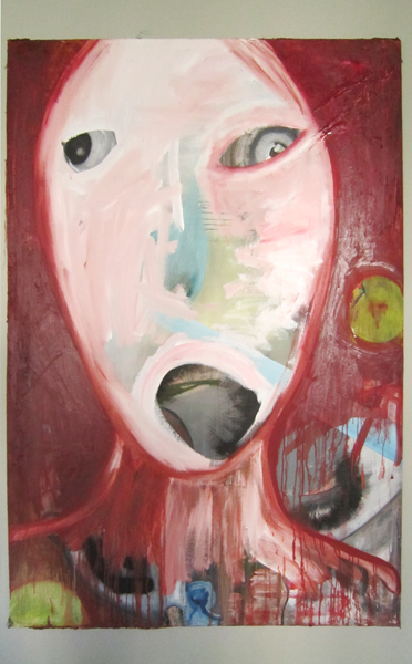 Rufer, 2015, Öl, Acryl, Leinwand auf Holz, 118 cm x 170 cm