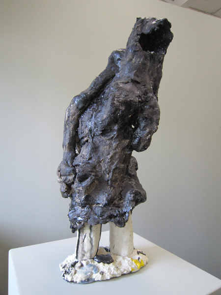 Bernd Hoffmann, Gestülpte, 2015, 20cm x 20cm x 60cm, Keramik glasiert