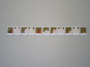 Bernd Hoffmann, Le Langhe, 2015, 11teilige Polaroidserie, 8,5cm x 10,7cm