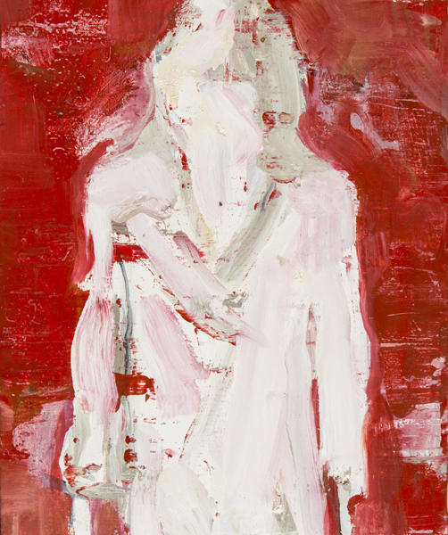 Paolo Maggis, A ghost of my mother, 2015, Öl auf Leinwand, 38cm x 46cm