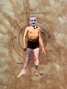 Limmer, Reimer: Monster/ Geschöpfter, 2013, Hampelmann- Installation, 21cm x 29cm