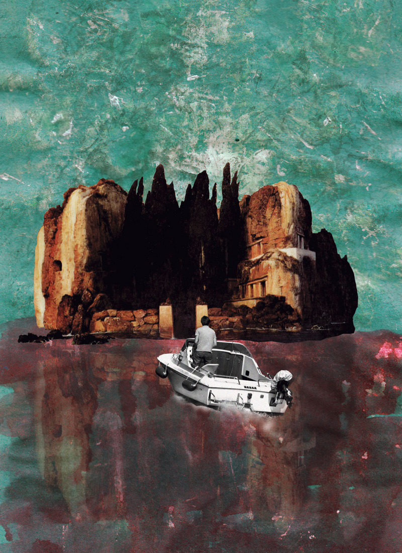 Limmer, Reimar: Monster/ Versionen, 2014, Digitaldruck auf Leinwand, gerahmt, 26cm x 45cm