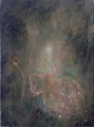 Adrea Lehmann, Der Beleber der Lichter ,2015, 30cm x 40cm, Mischtechnik auf Nessel
