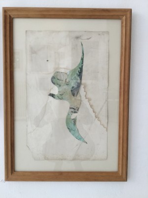 Bernd Hoffmann, o.T., 2016, Papiercollage, 30cm x 47cm