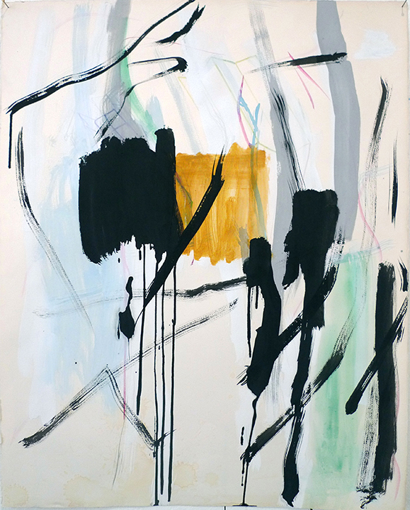 Hella Berent, Space UnderLine2, 2016, Büttenpapier, Plaka, Acryl, Aquarell, 76x56cm_mail