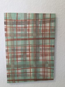 Bärbel Messmann, o. T., 2014, Ölfarbe auf Holz, 20 x 28cm