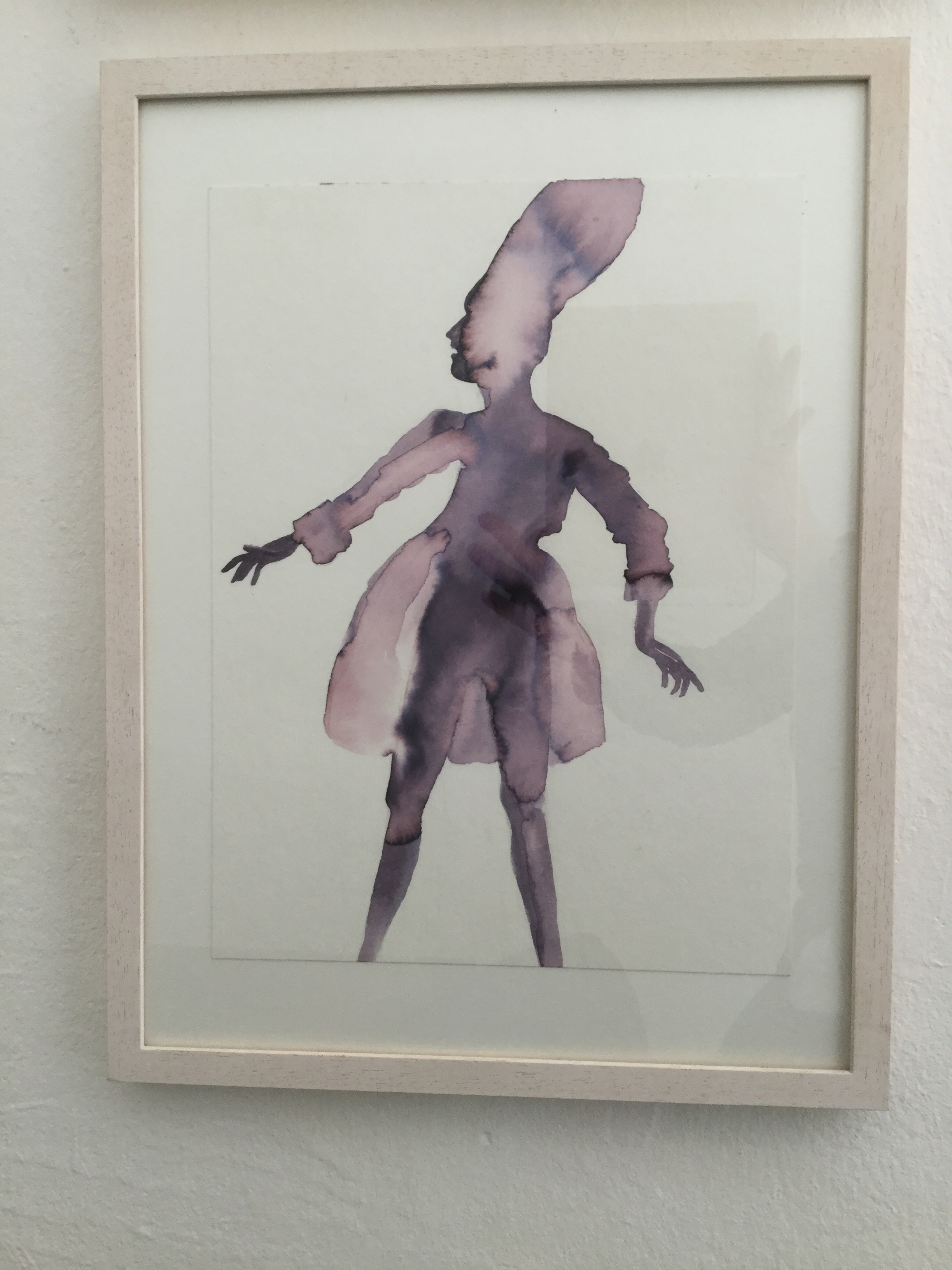 Norika Nienstedt, Tusche2, 2014, Collage, Tusche, 24 x 32cm