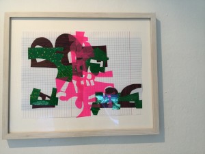 Joanneke Meester, From the series Automatic Writings, 2015, collage, 33 x 42 cm,