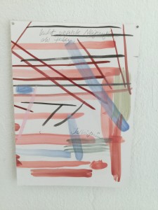 Bärbel Messmann, Salbeigrün, 2016, 25 cm x 18 cm, Ölfarbe, Bleistift auf Papier