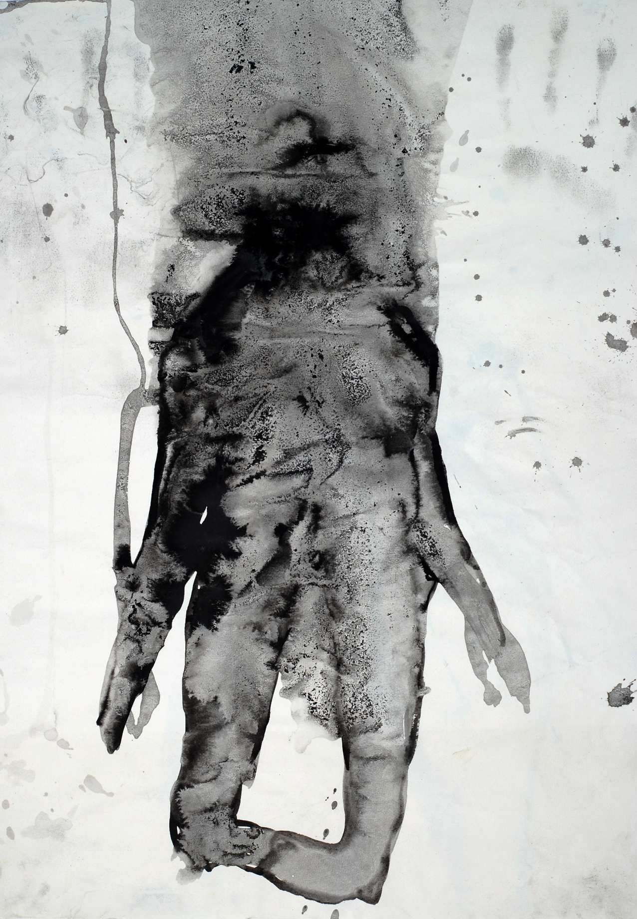 Sinkende, 2016, Tusche auf Papier, 44cm x 60cm