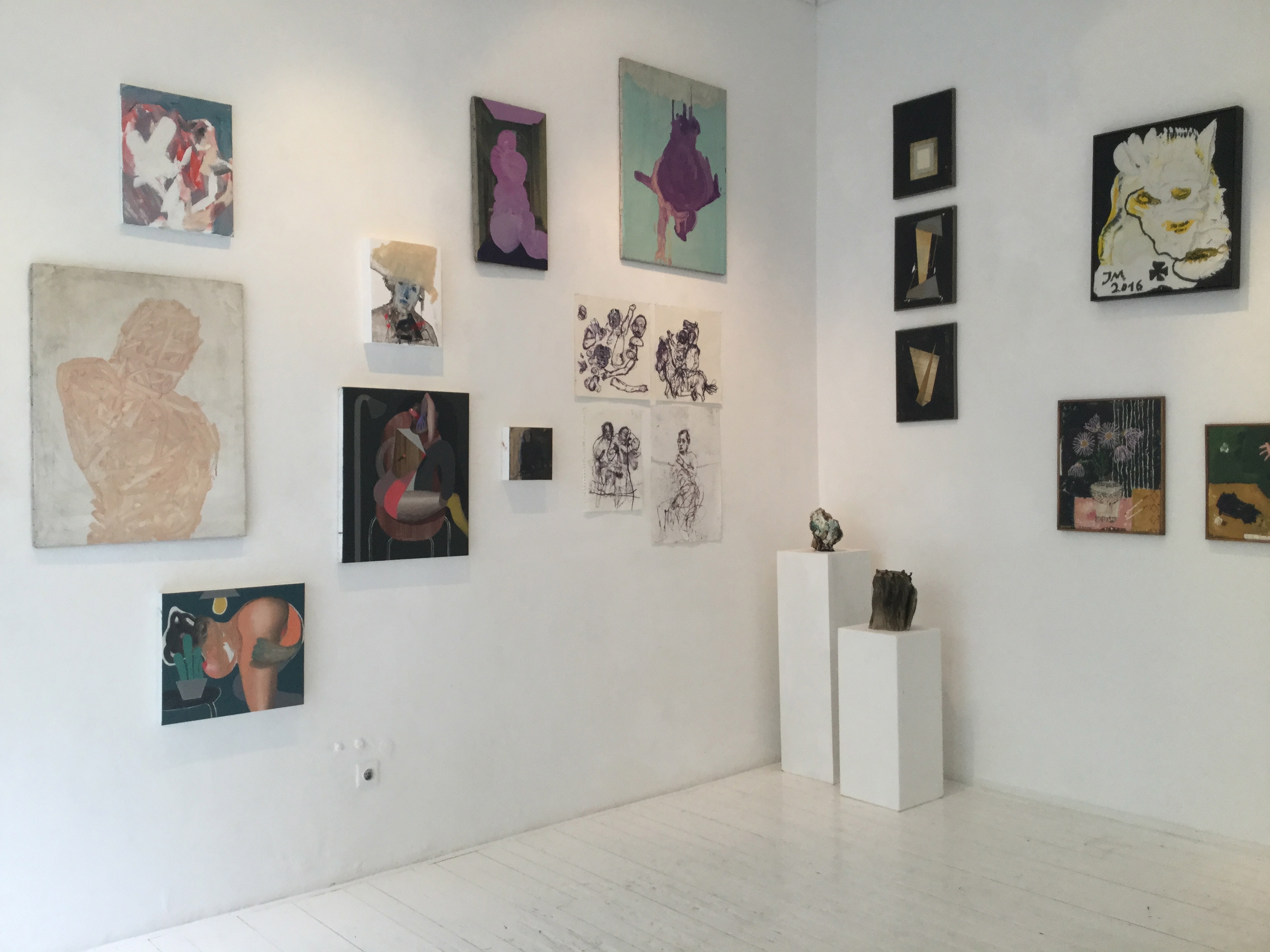 installation view ANGRY BOYS