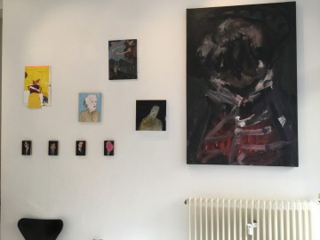 installation view ANGRY BOYS