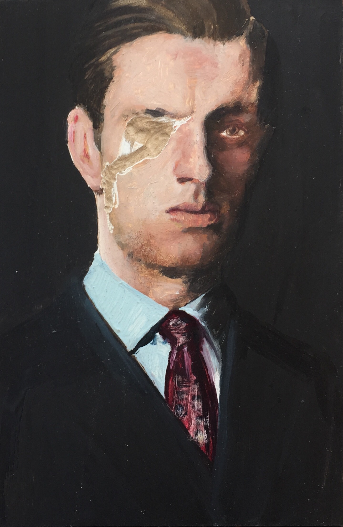 Daniele Galliano, Empty head (Serie), 2016/2017, Öl auf Holz, 10x15cm. Photocredit: Enzo Russo