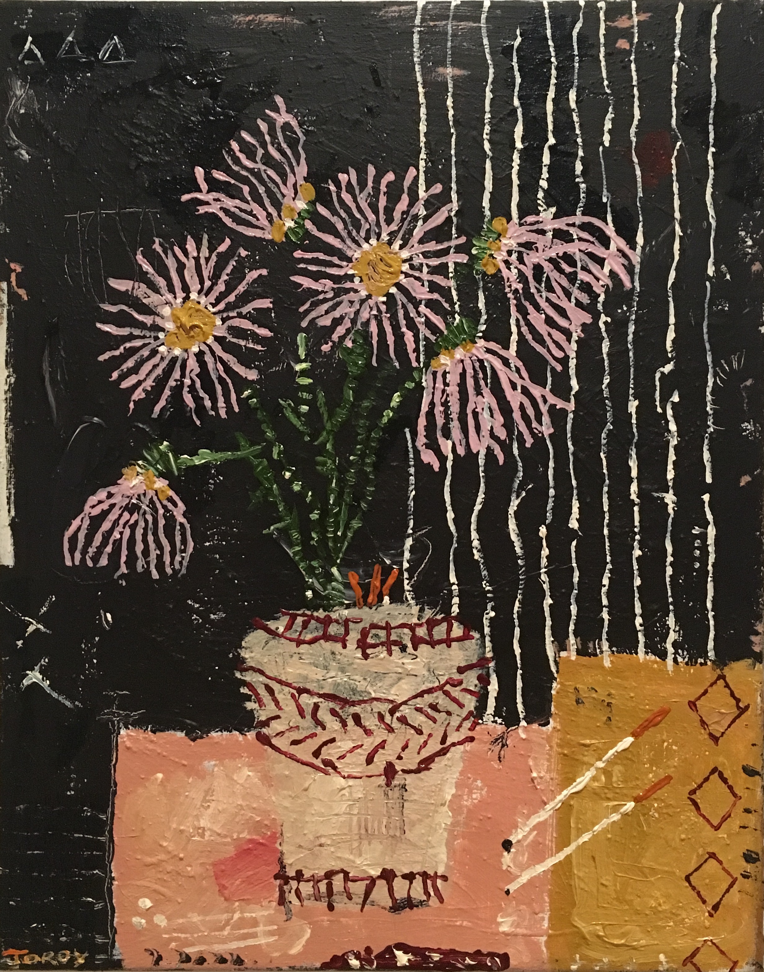 Jordy Kerwick, This song is about you, 2017, Öl, Acryl, Leinwand, 40x50cm