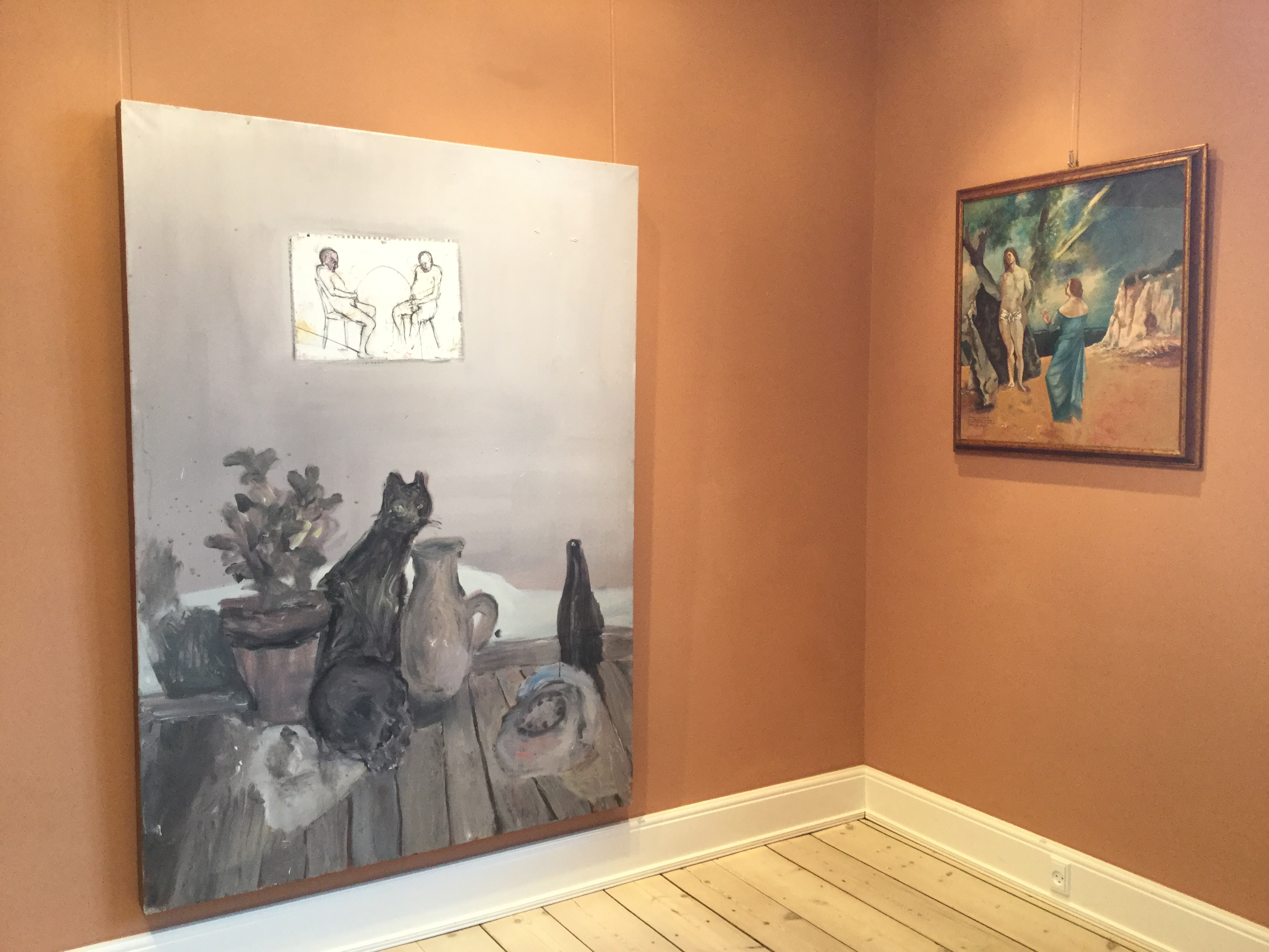 Installation view Angry Boys