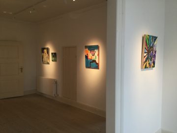 Installation view Angry Boys