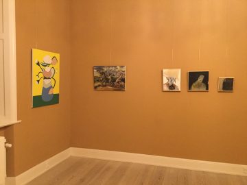 Installation view Angry Boys