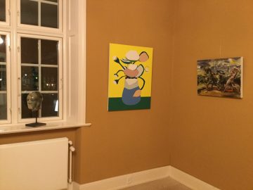 Installation view Angry Boys