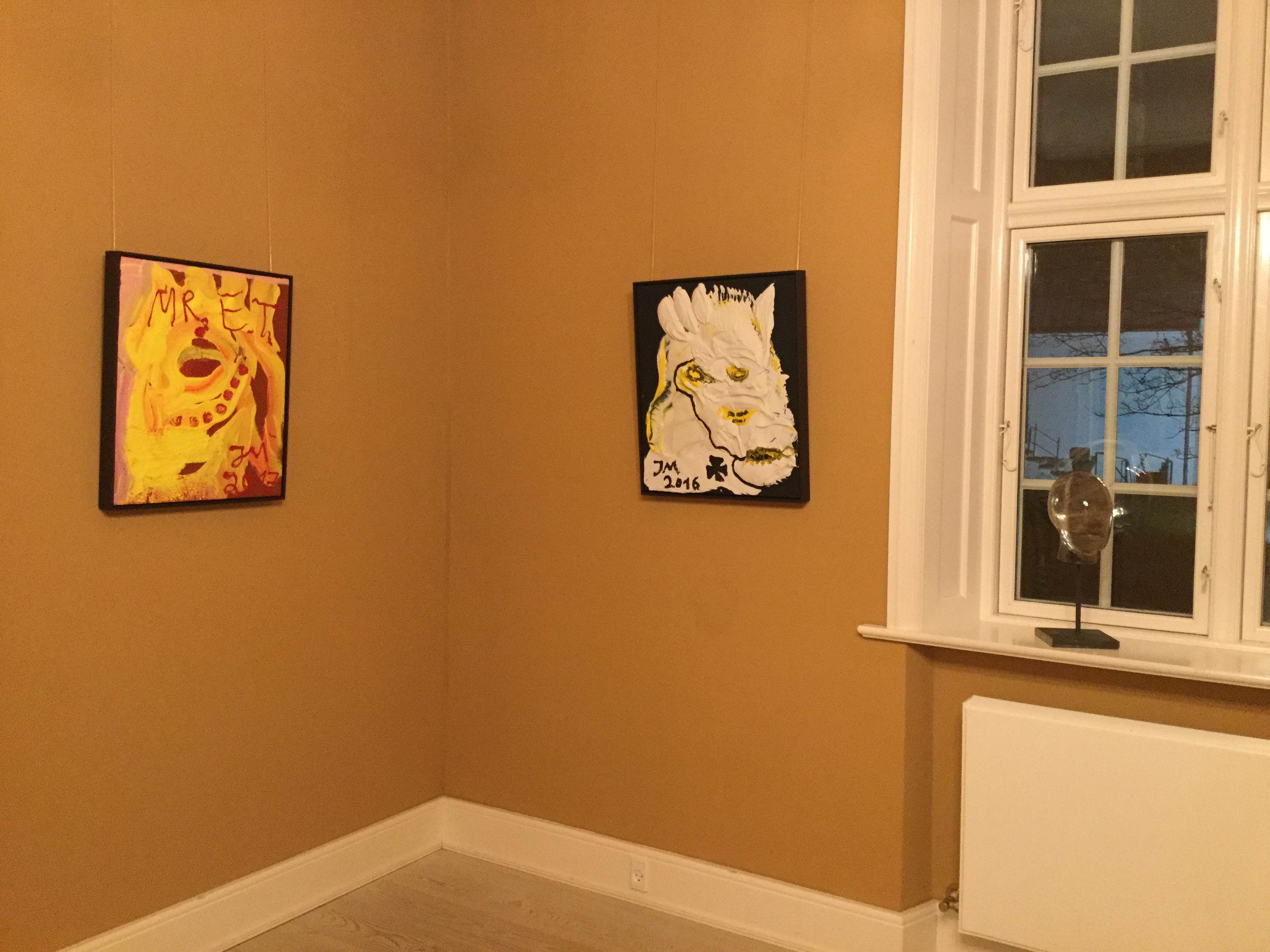 Installation view Angry Boys