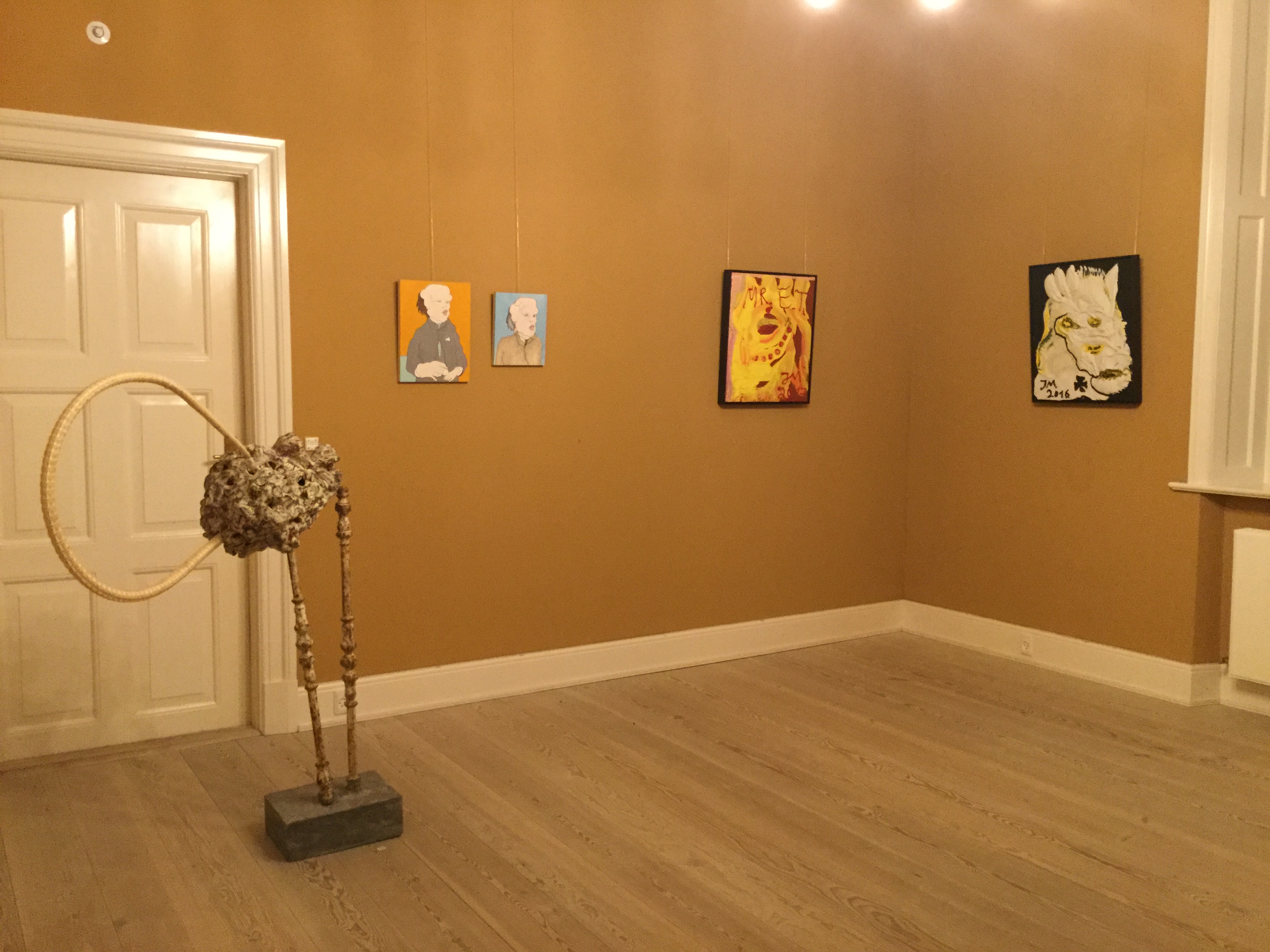 Installation view Angry Boys