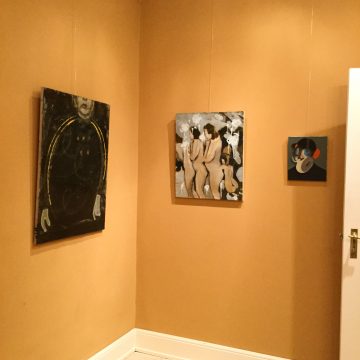 Installation view Angry Boys