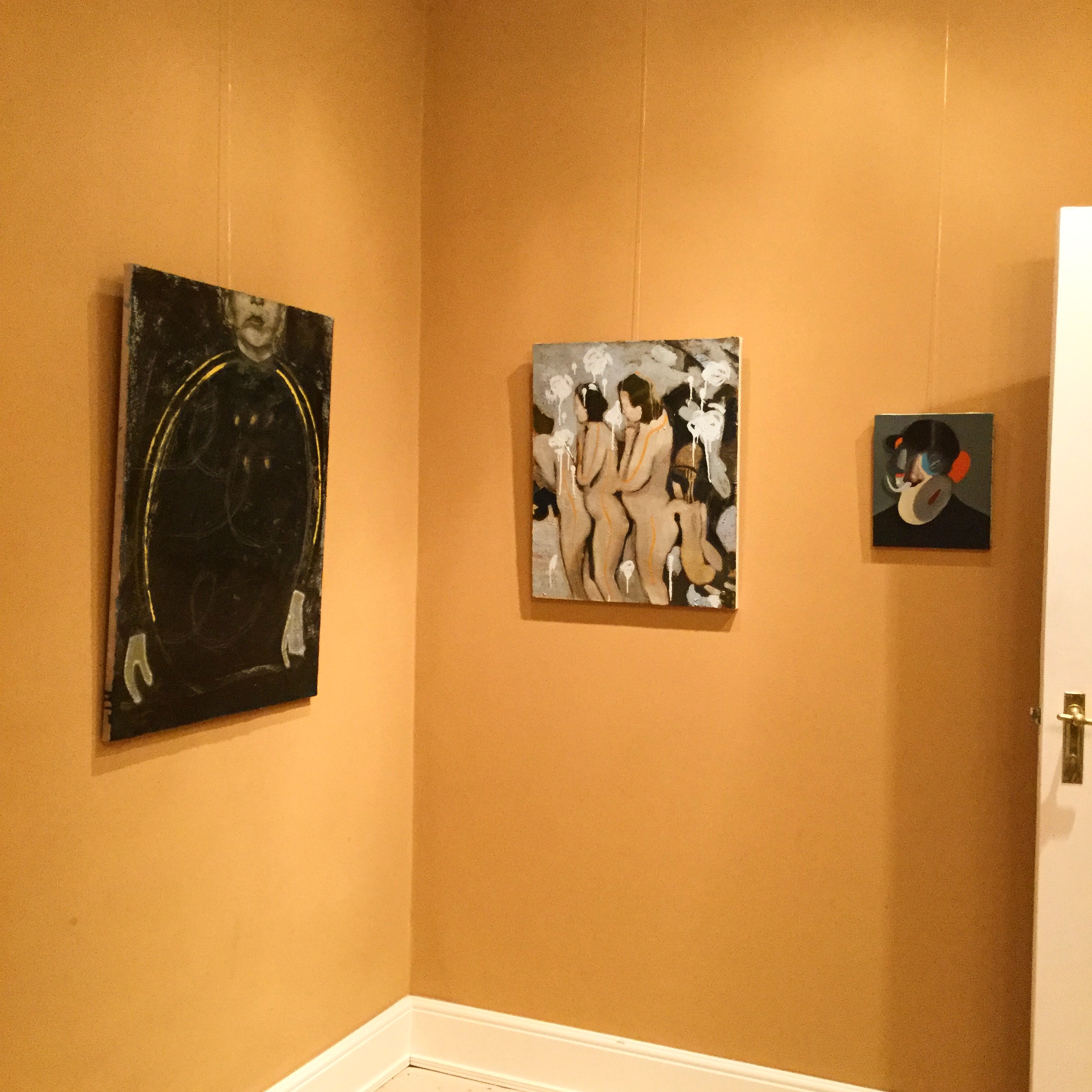 Installation view Angry Boys