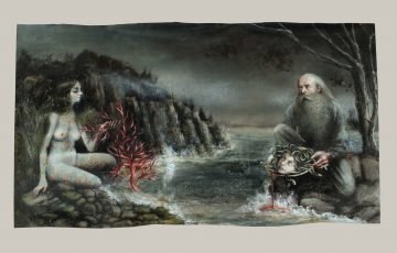 Alles was ich hab, 2018, 42 x 70 cm, O_l auf Papier